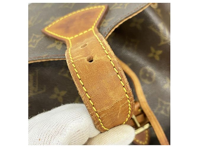 Zaino Louis Vuitton Monogram Montsouris GM Marrone - vista 9