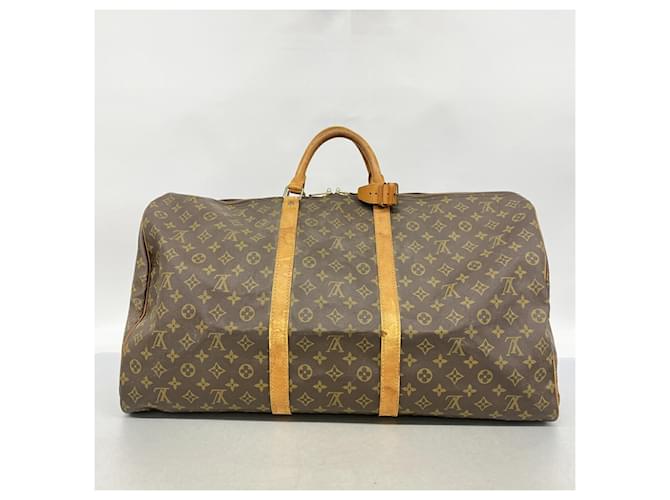 Louis Vuitton Boston Monogram Keepall 60 Marrone - vista 11
