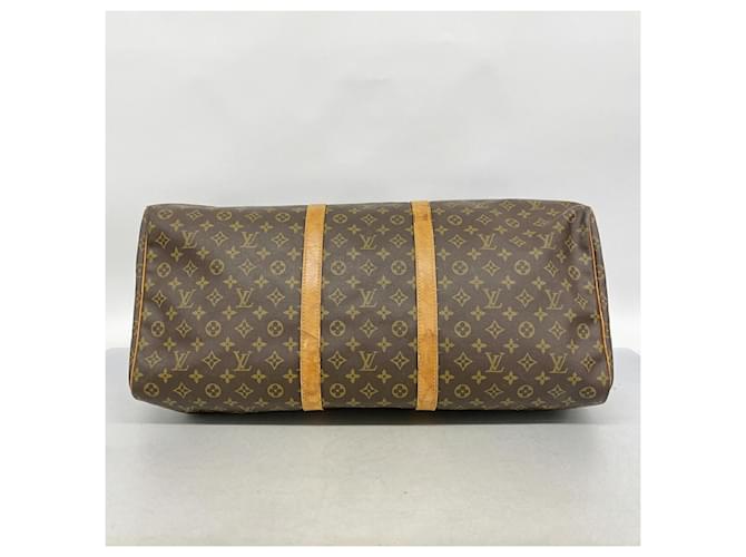 Louis Vuitton Boston Monogram Keepall 60 Marrone - vista 3