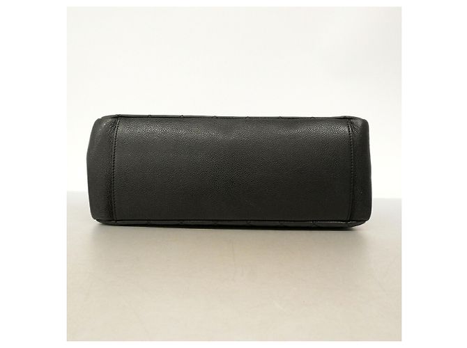 Borsa Tote Chanel in pelle di vitello martellata nera Nero - vista 3