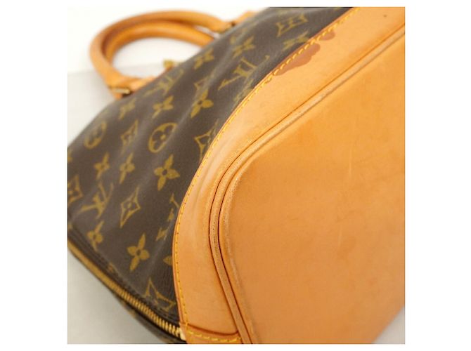 Borsa Louis Vuitton Monogram Alma Marrone - vista 7