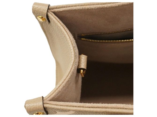 Louis Vuitton Monogram Empreinte Bicolor OnTheGo PM Handtasche Grau Roh - Ansicht 7