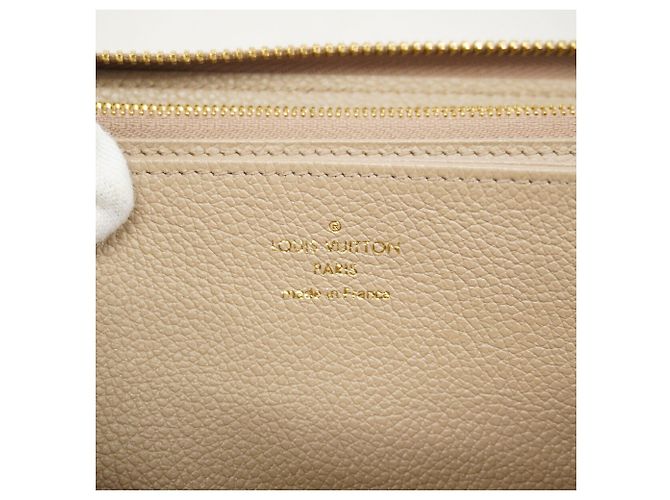 Louis Vuitton Monogram Empreinte Bicolor Zippy Wallet Grau Roh - Ansicht 4
