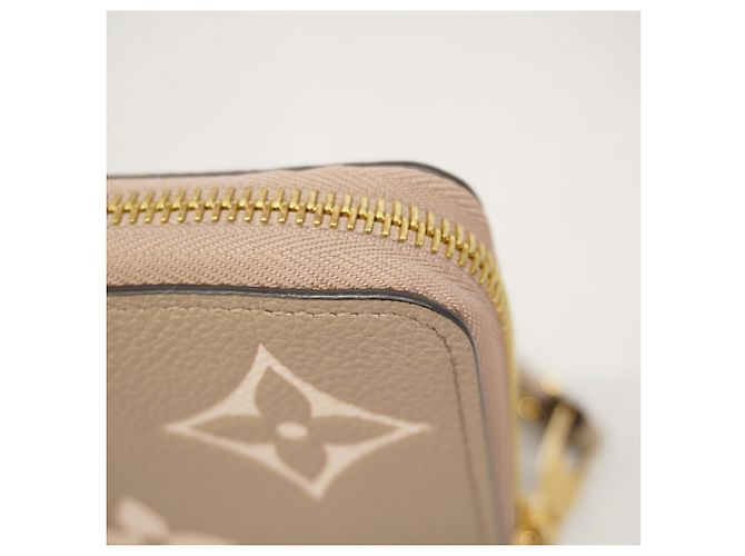 Louis Vuitton Monogram Empreinte Bicolor Zippy Wallet Grau Roh - Ansicht 7