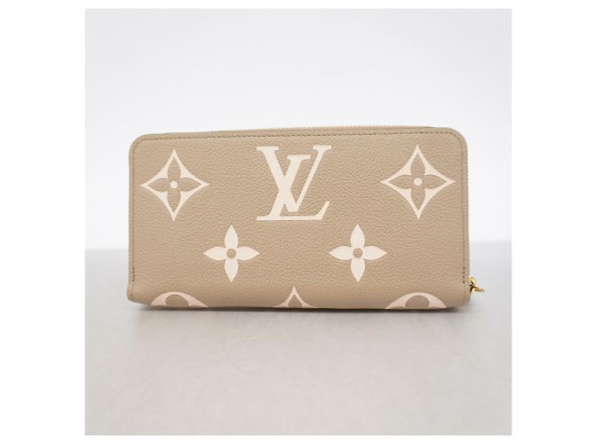 Louis Vuitton Monogram Empreinte Bicolor Zippy Wallet Grau Roh - Ansicht 8