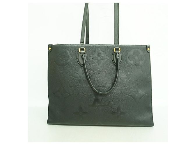 Borsa Tote Louis Vuitton Monogram Empreinte OnTheGo GM Nero - vista 11