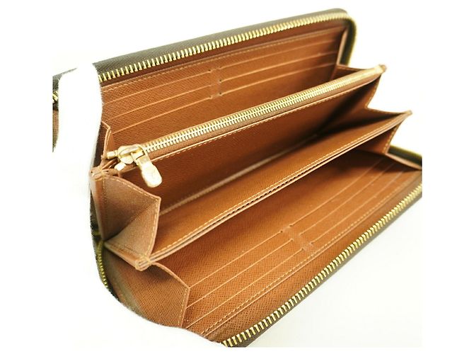 Louis Vuitton Monogram Zippy Wallet Brown - view 3