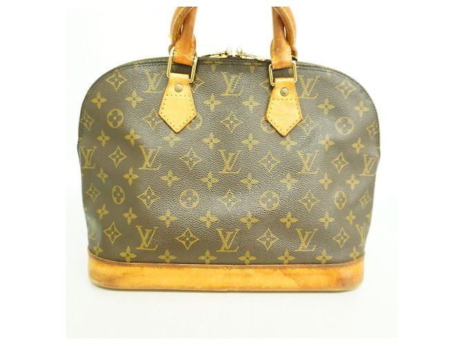 Borsa a mano Louis Vuitton Alma Monogram M51130 Marrone - vista 10