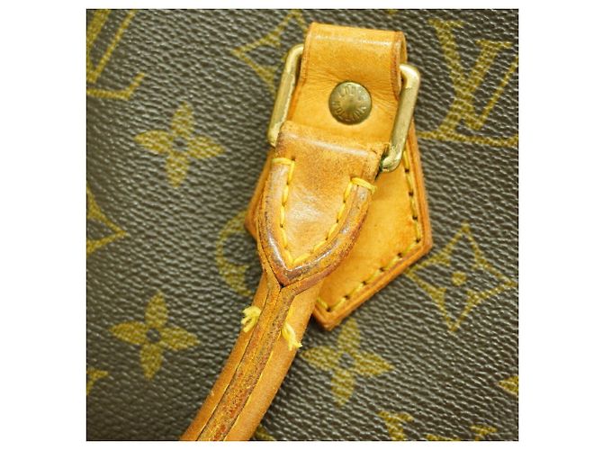 Borsa a mano Louis Vuitton Alma Monogram M51130 Marrone - vista 8