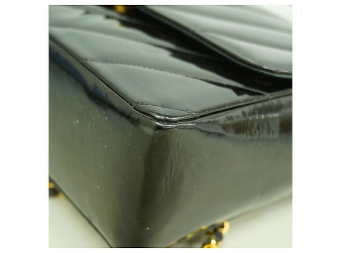 Borsa a tracolla con catena Chanel V-Stitch Nero - vista 6