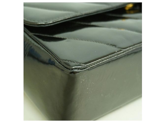 Borsa a tracolla con catena Chanel V-Stitch Nero - vista 9
