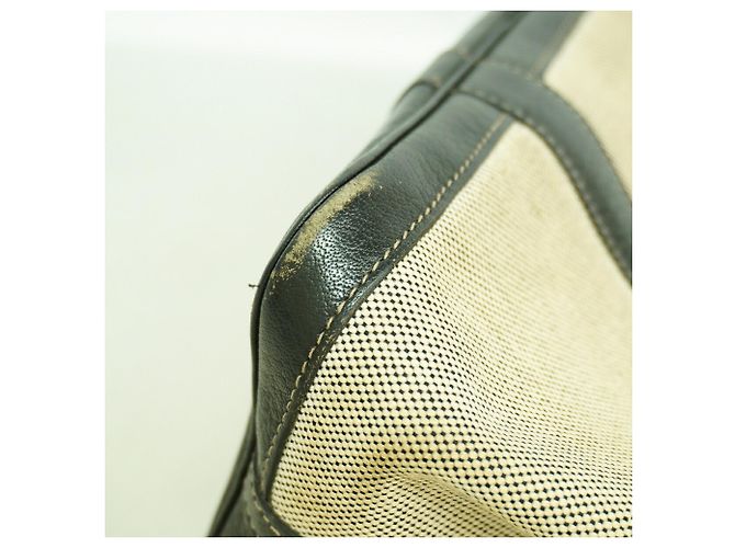 Hermès Saco Tote Hermes Garden TPM Preto Bege - vista 6