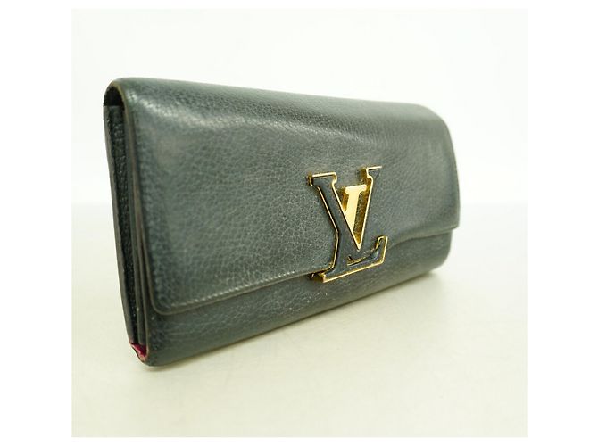 Cartera Larga Louis Vuitton - Cuero Taurillon Negro - vista 2
