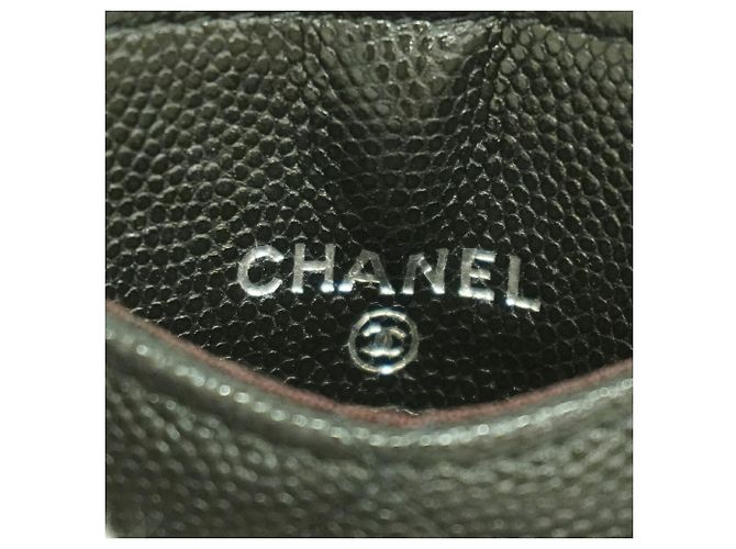 Tarjetero Chanel Matelassé Negro - vista 4