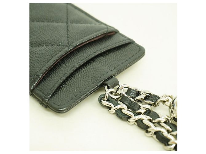 Tarjetero Chanel Matelassé Negro - vista 6