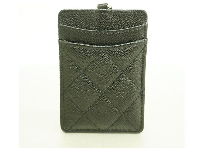 Tarjetero Chanel Matelassé Negro - vista 8