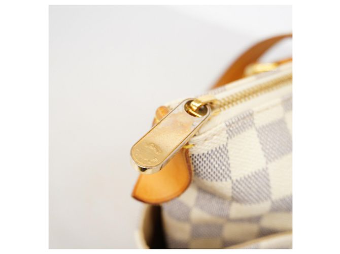 Borsa Tote Louis Vuitton Damier Azur Totally PM Bianco - vista 10