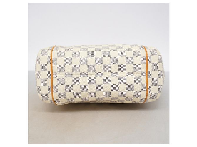 Borsa Tote Louis Vuitton Damier Azur Totally PM Bianco - vista 3