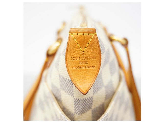 Borsa Tote Louis Vuitton Damier Azur Totally PM Bianco - vista 5