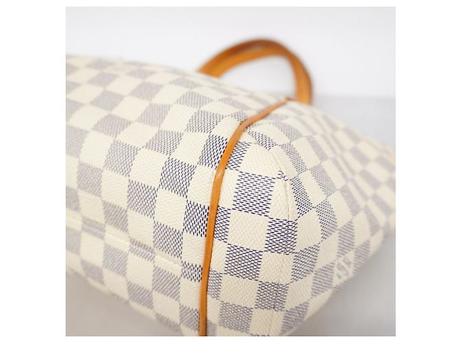 Borsa Tote Louis Vuitton Damier Azur Totally PM Bianco - vista 6