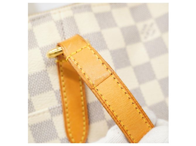 Borsa Tote Louis Vuitton Damier Azur Totally PM Bianco - vista 9