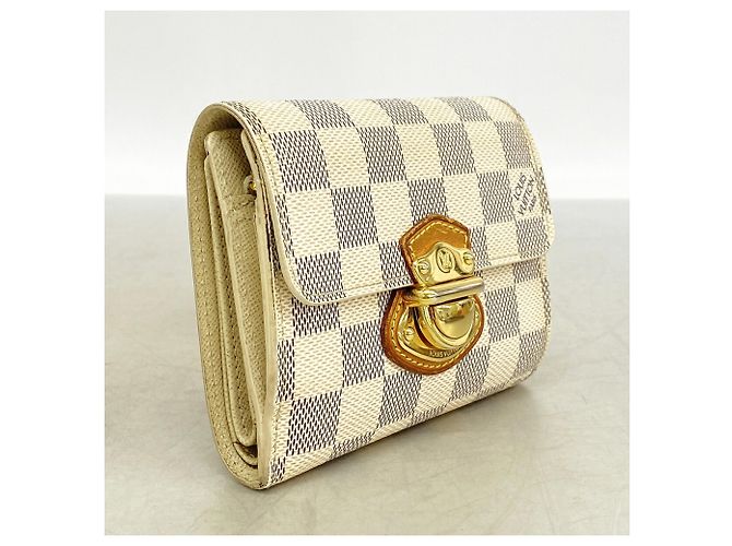 Louis Vuitton Tri-fold Wallet Damier Azur Portefeuille Joy Weiß - Ansicht 2