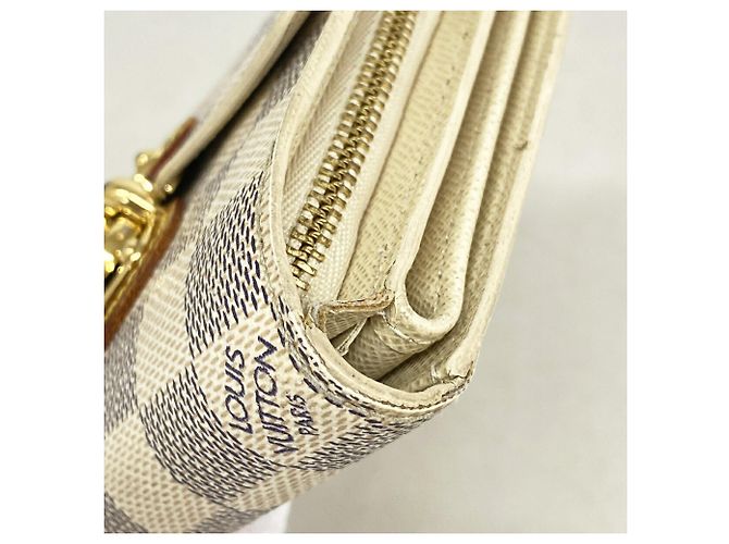 Louis Vuitton Tri-fold Wallet Damier Azur Portefeuille Joy Weiß - Ansicht 5