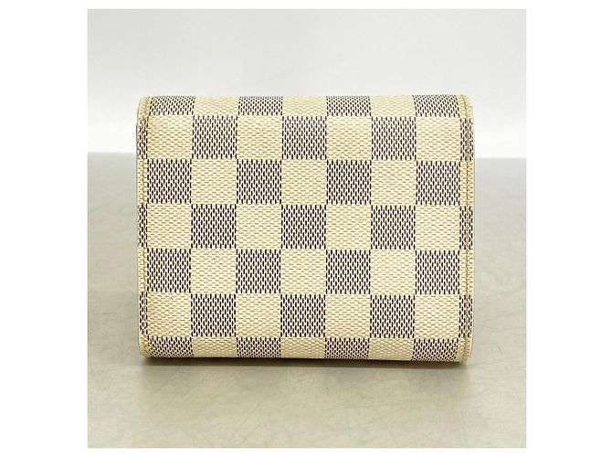 Louis Vuitton Tri-fold Wallet Damier Azur Portefeuille Joy Weiß - Ansicht 9