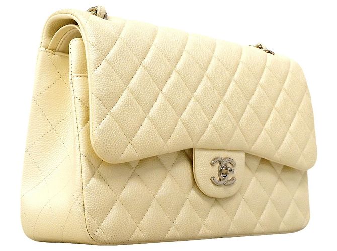 Borsa a tracolla Chanel Ivory Crudo - vista 2