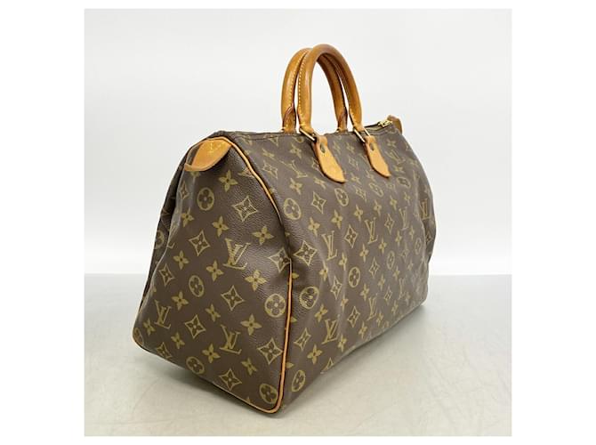 Borsa Louis Vuitton Monogram Speedy 35 Marrone - vista 2
