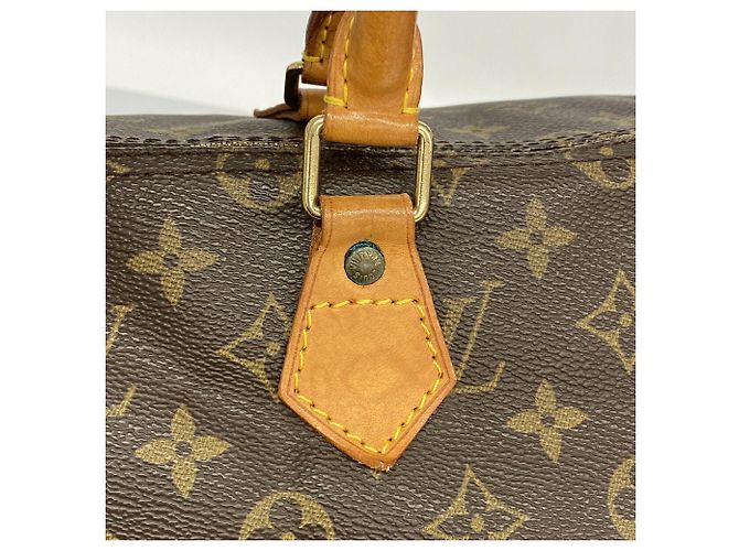 Borsa Louis Vuitton Monogram Speedy 35 Marrone - vista 8