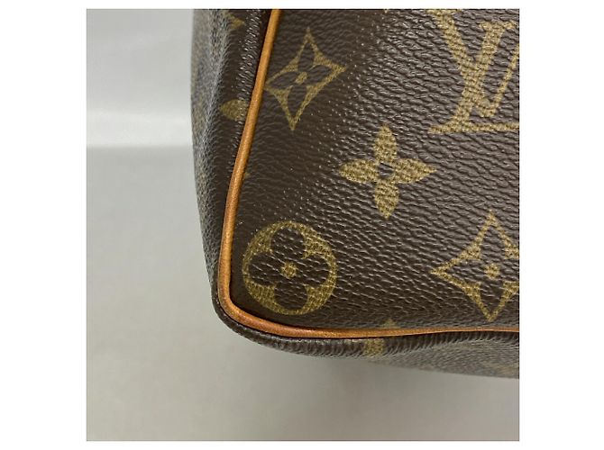 Borsa Louis Vuitton Monogram Speedy 35 Marrone - vista 9