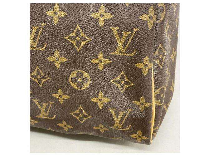 Bolso Louis Vuitton Monogram Speedy 30 Castaño - vista 10