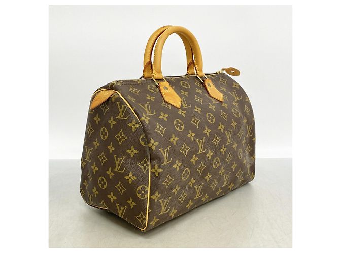 Bolso Louis Vuitton Monogram Speedy 30 Castaño - vista 2