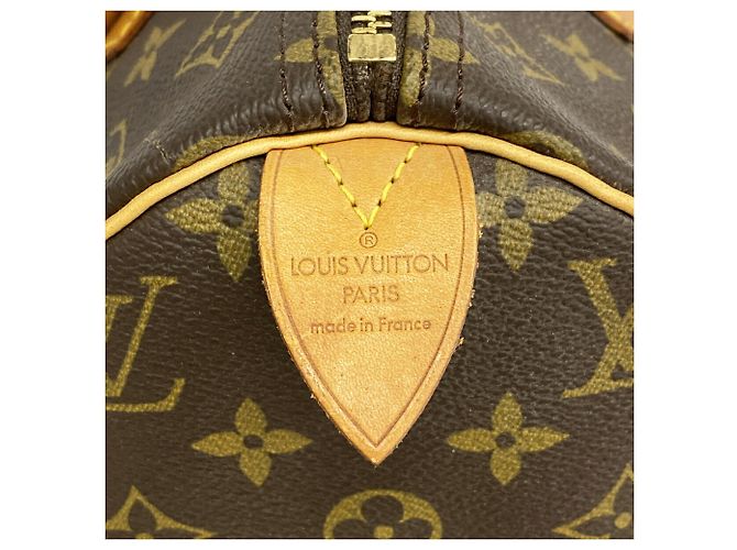 Bolso Louis Vuitton Monogram Speedy 30 Castaño - vista 5