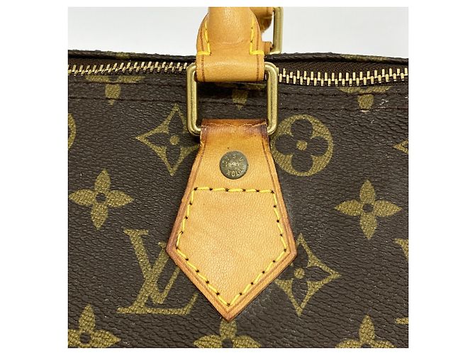 Bolso Louis Vuitton Monogram Speedy 30 Castaño - vista 8