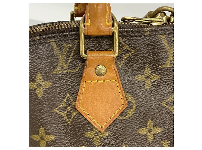 Borsa Louis Vuitton Alma Monogram Marrone - vista 10
