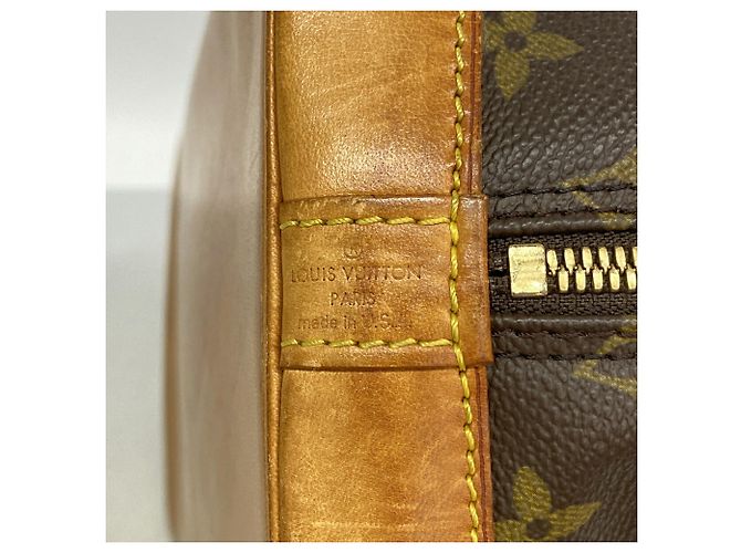 Borsa Louis Vuitton Alma Monogram Marrone - vista 5