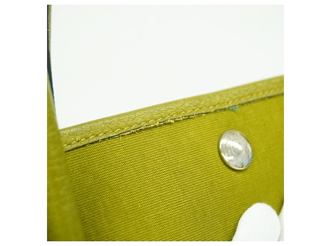 Hermès Borsa Tote Hermes Garden PM Verde - vista 10