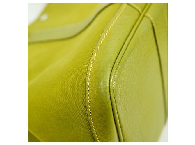 Hermès Borsa Tote Hermes Garden PM Verde - vista 8