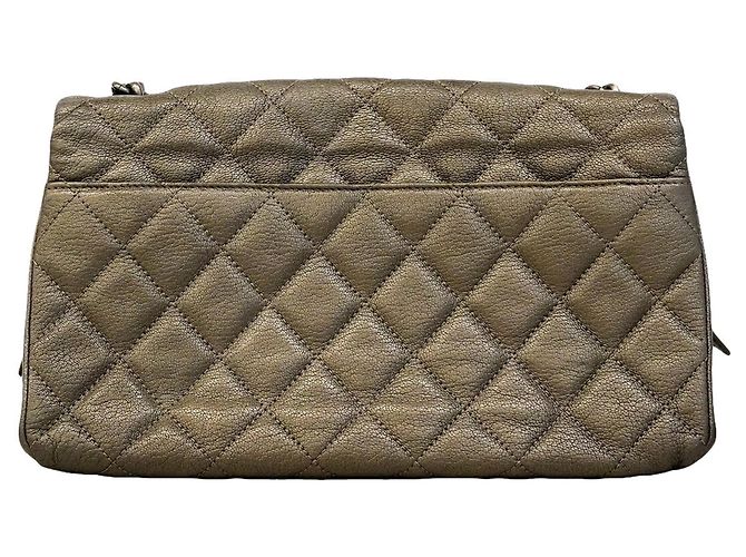 Chanel Matelassé Chain Shoulder Bag Brown - view 10