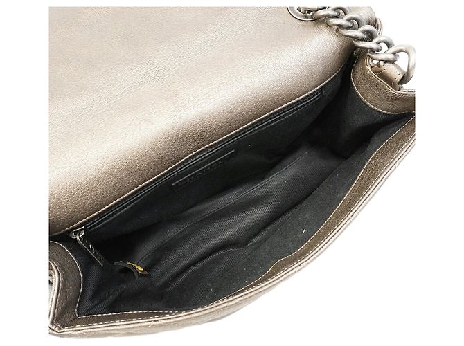 Chanel Matelassé Chain Shoulder Bag Brown - view 4