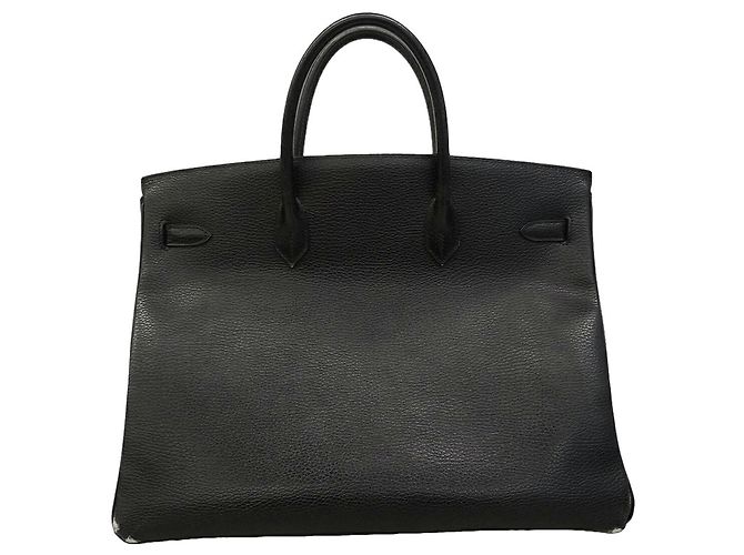 Hermès Hermes Birkin 40 Handbag in Black Ardennes Leather - view 14
