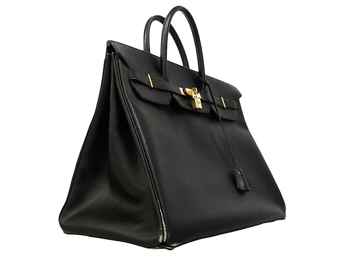 Hermès Hermes Birkin 40 Handbag in Black Ardennes Leather - view 2