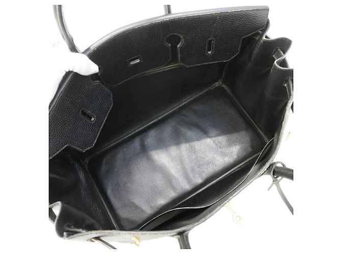 Hermès Hermes Birkin 40 Handbag in Black Ardennes Leather - view 4