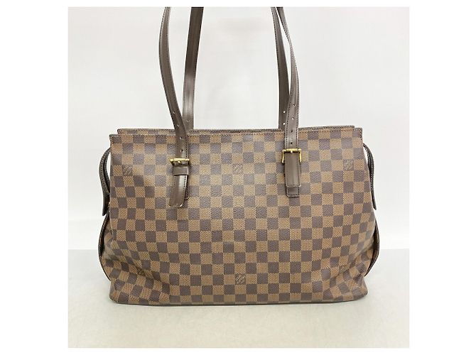 Borsa a tracolla Louis Vuitton Damier Chelsea Damier ebene - vista 14
