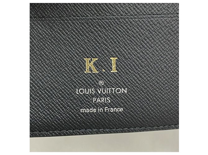 Louis Vuitton Portefeuille Multiple aus Epi-Leder Schwarz - Ansicht 4