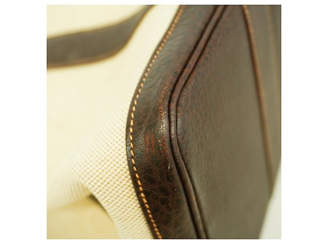 Hermès Bolso Tote Hermes Garden PM Castaño - vista 6