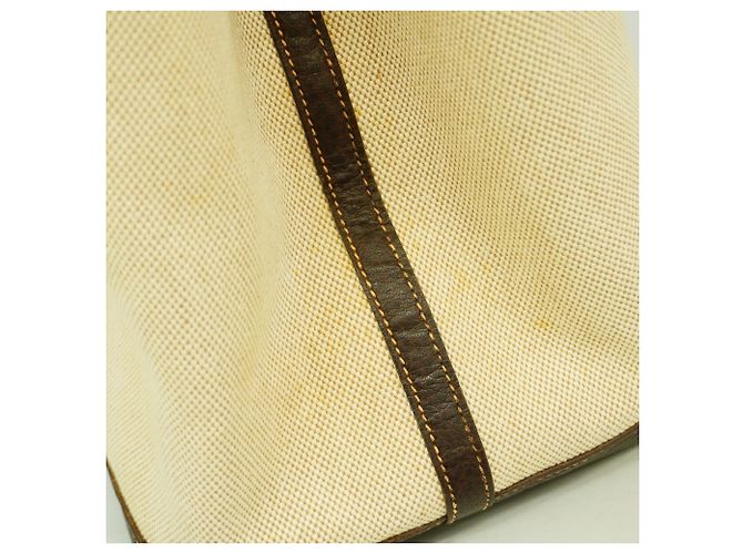 Hermès Bolso Tote Hermes Garden PM Castaño - vista 8