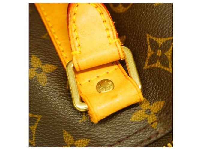 Louis Vuitton Boston Monogram Keepall Bandoulière 60 Marrone - vista 11